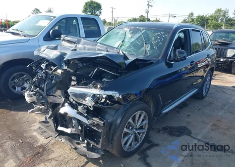 2018 BMW X3 xDrive30I из США, поврежденный, VIN 5UXTR9C51JLD60152